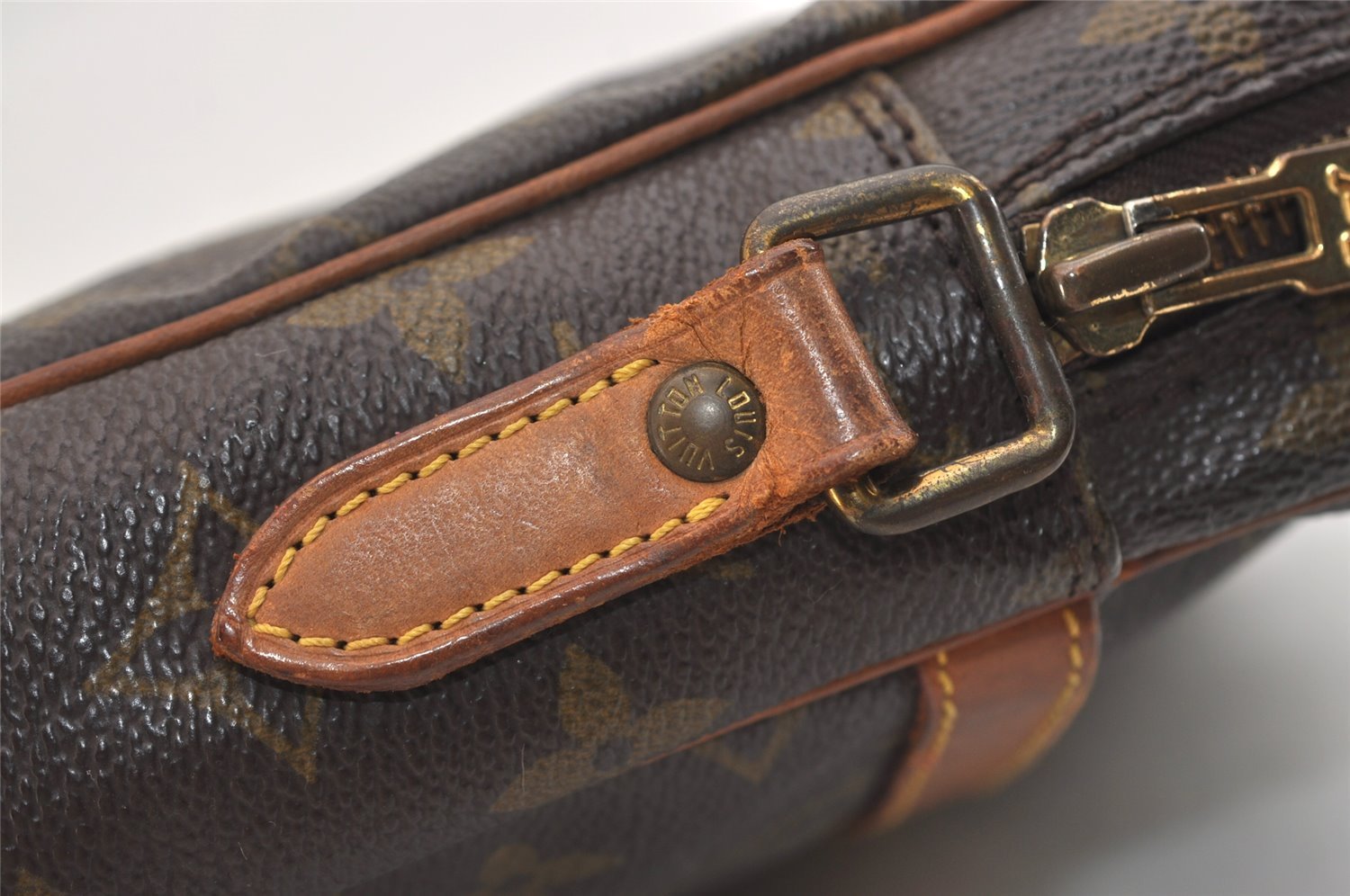 Authentic Louis Vuitton Monogram Danube Shoulder Cross Bag M45266 Junk 6375J