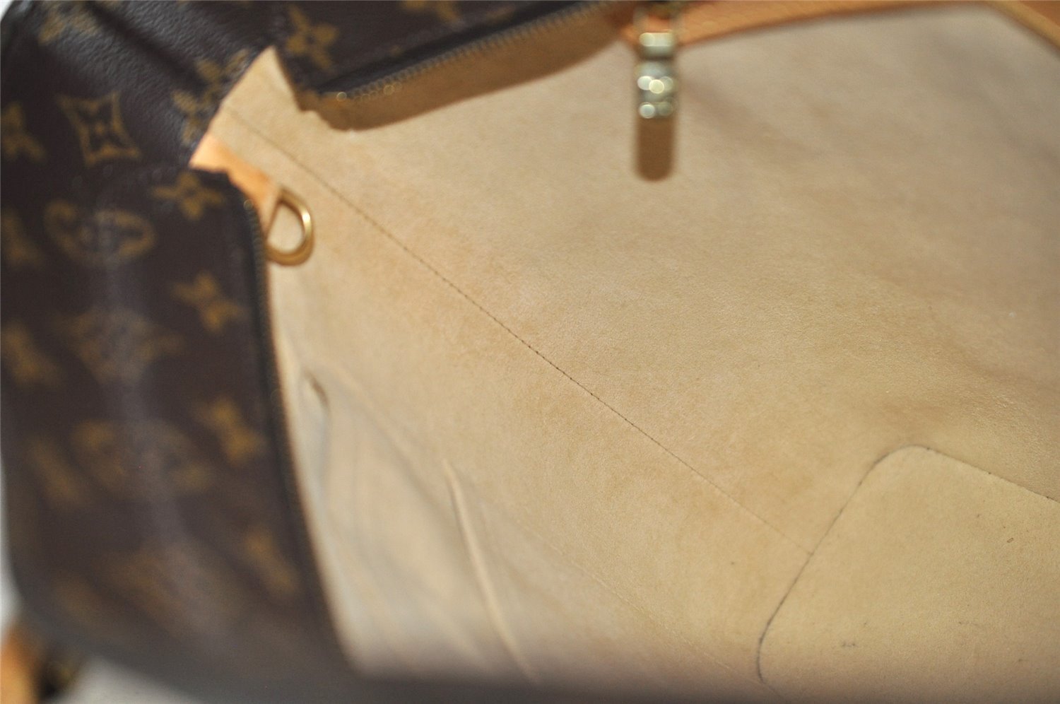 Authentic Louis Vuitton Monogram Luco Shoulder Tote Bag M51155 LV Junk 6377I