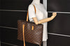 Authentic Louis Vuitton Monogram Luco Shoulder Tote Bag M51155 LV Junk 6377I