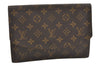 Authentic Louis Vuitton Monogram Pochette Rabat Clutch Bag Old Model LV 6377J