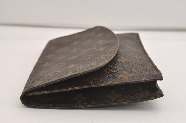 Authentic Louis Vuitton Monogram Pochette Rabat Clutch Bag Old Model LV 6377J