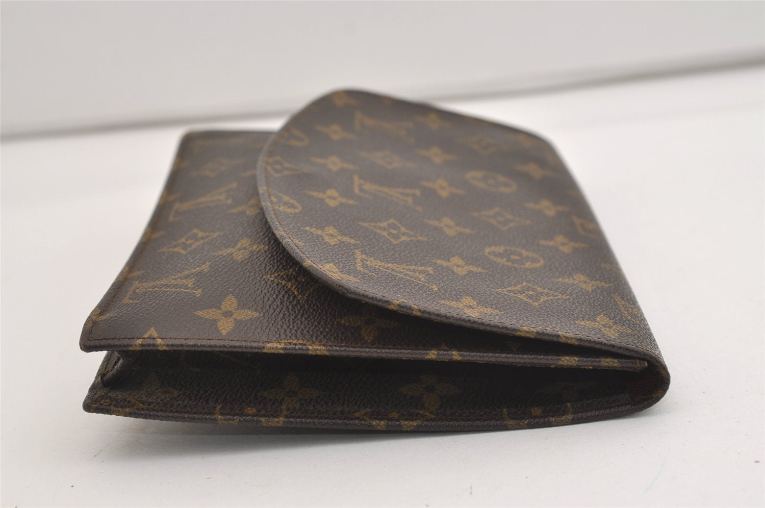 Authentic Louis Vuitton Monogram Pochette Rabat Clutch Bag Old Model LV 6377J
