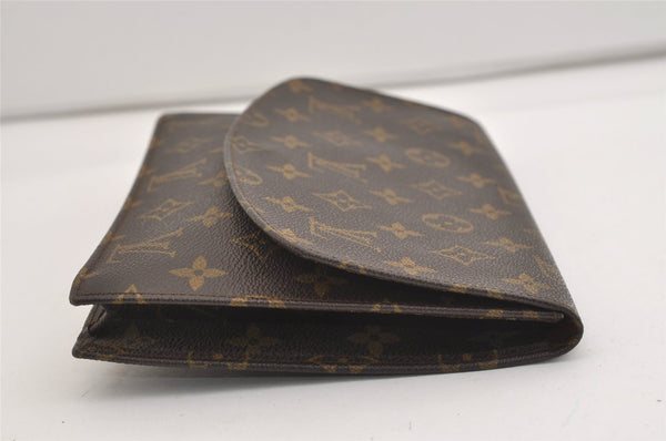 Authentic Louis Vuitton Monogram Pochette Rabat Clutch Bag Old Model LV 6377J