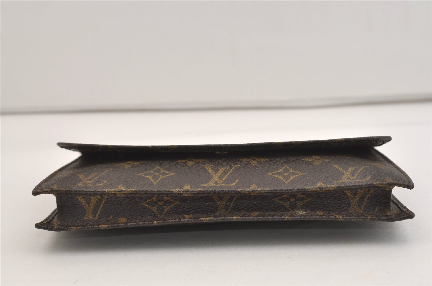 Authentic Louis Vuitton Monogram Pochette Rabat Clutch Bag Old Model LV 6377J
