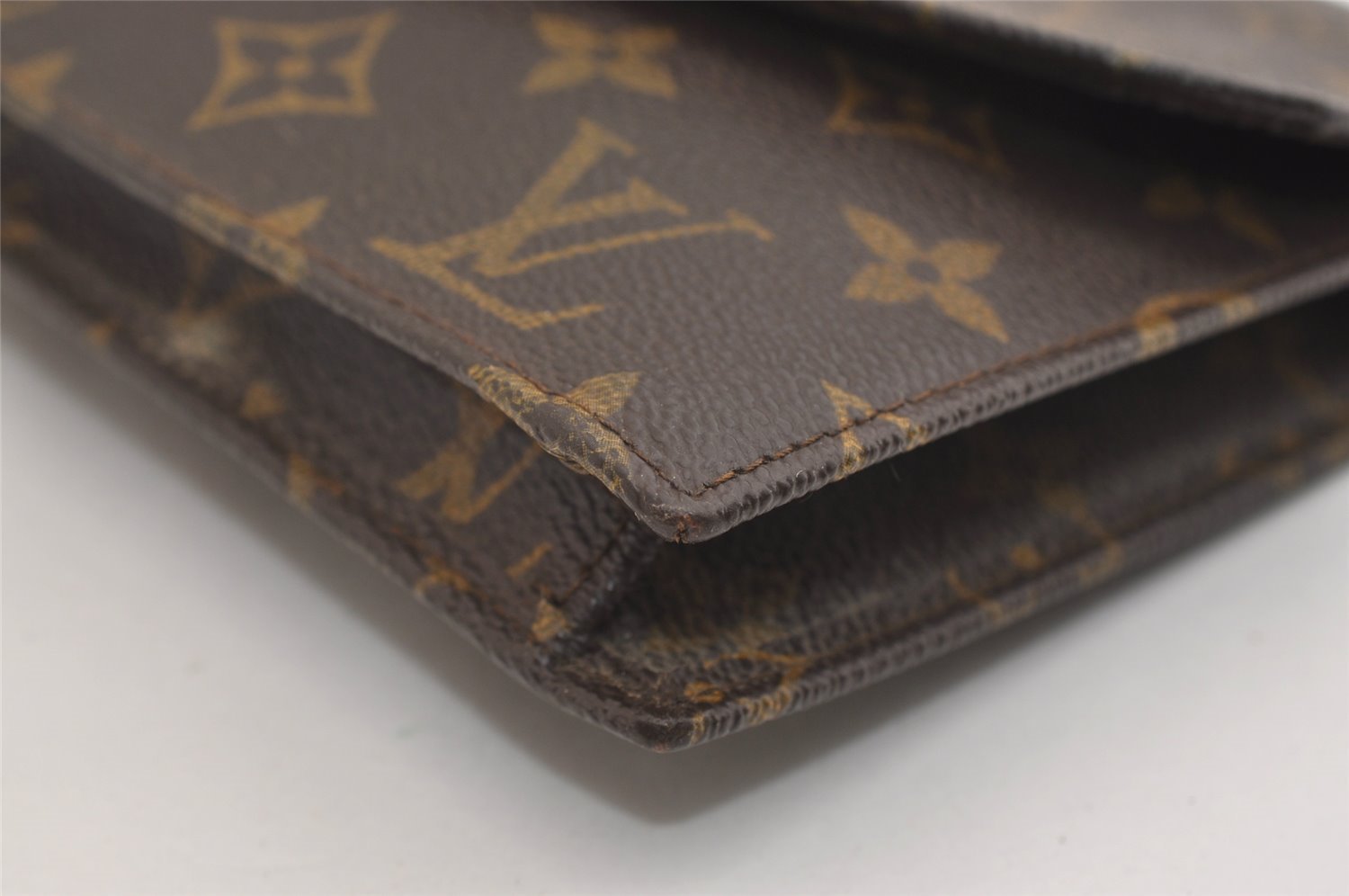 Authentic Louis Vuitton Monogram Pochette Rabat Clutch Bag Old Model LV 6377J