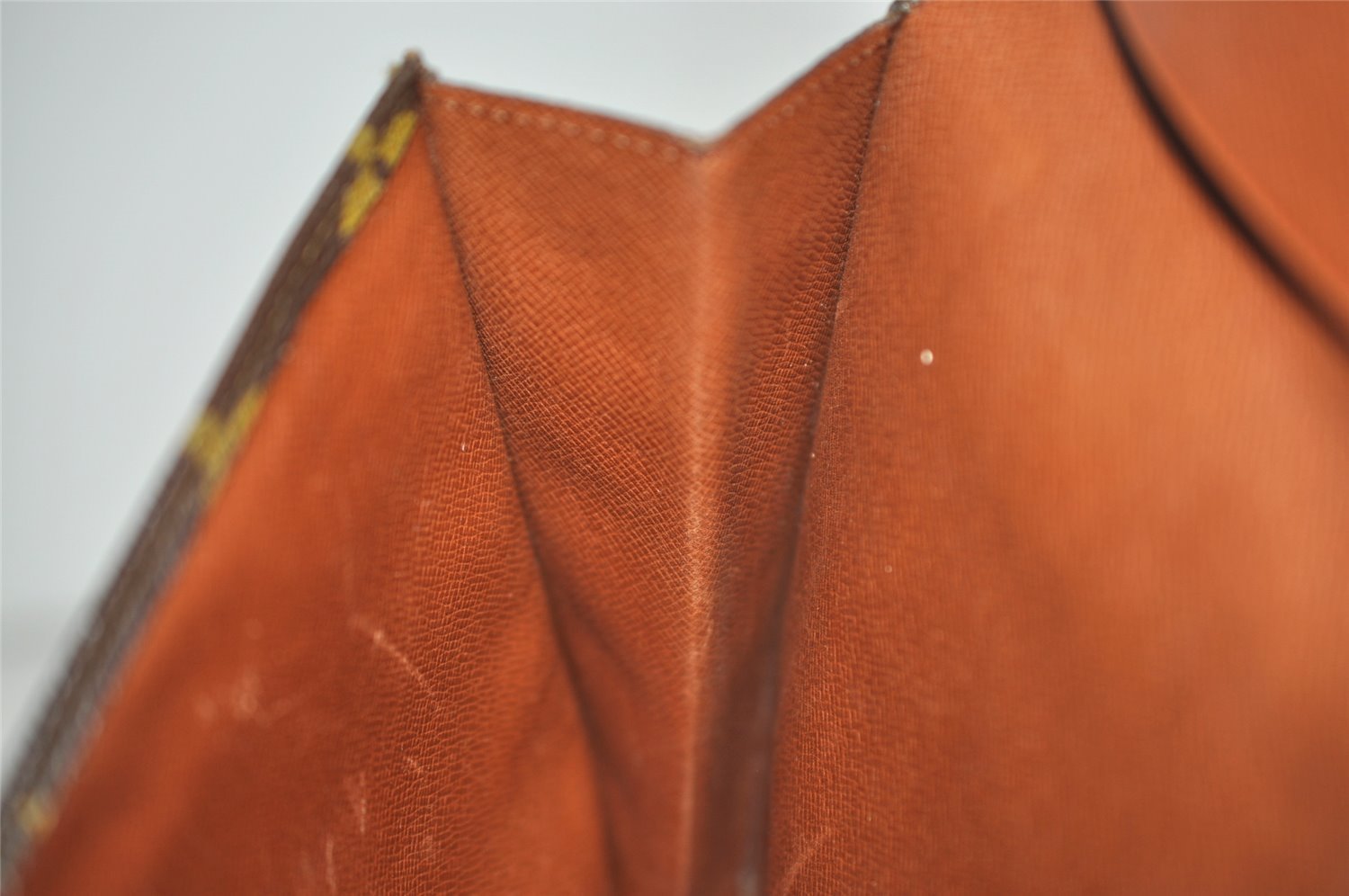 Authentic Louis Vuitton Monogram Pochette Rabat Clutch Bag Old Model LV 6377J