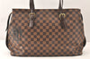 Authentic Louis Vuitton Damier Chelsea Shoulder Tote Bag N51119 LV 6377K