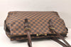 Authentic Louis Vuitton Damier Chelsea Shoulder Tote Bag N51119 LV 6377K