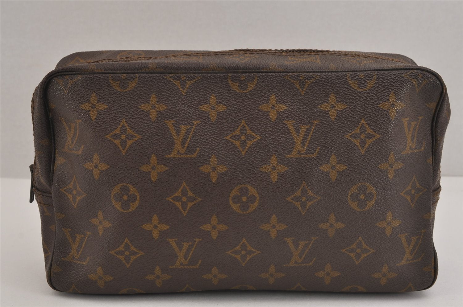 Auth Louis Vuitton Monogram Trousse Toilette 28 Clutch Bag Old Model Junk 6378J