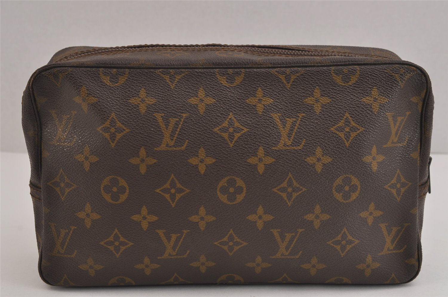 Auth Louis Vuitton Monogram Trousse Toilette 28 Clutch Bag Old Model Junk 6378J
