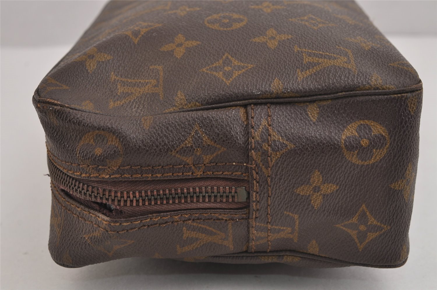 Auth Louis Vuitton Monogram Trousse Toilette 28 Clutch Bag Old Model Junk 6378J