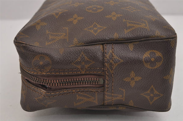 Auth Louis Vuitton Monogram Trousse Toilette 28 Clutch Bag Old Model Junk 6378J