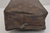 Auth Louis Vuitton Monogram Trousse Toilette 28 Clutch Bag Old Model Junk 6378J