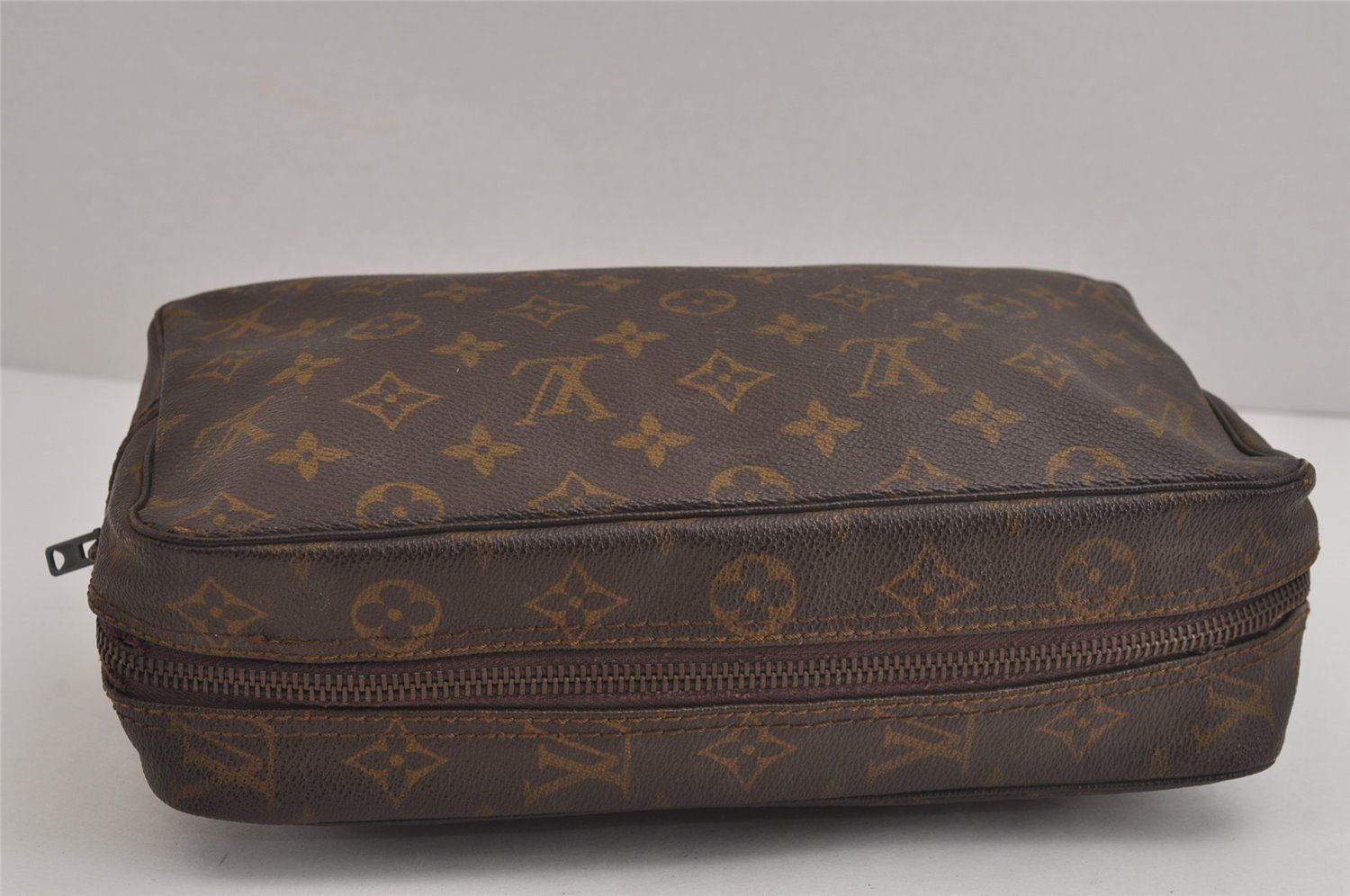 Auth Louis Vuitton Monogram Trousse Toilette 28 Clutch Bag Old Model Junk 6378J