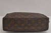 Auth Louis Vuitton Monogram Trousse Toilette 28 Clutch Bag Old Model Junk 6378J