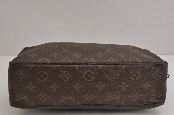 Auth Louis Vuitton Monogram Trousse Toilette 28 Clutch Bag Old Model Junk 6378J