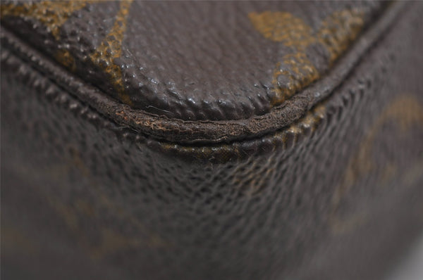 Auth Louis Vuitton Monogram Trousse Toilette 28 Clutch Bag Old Model Junk 6378J