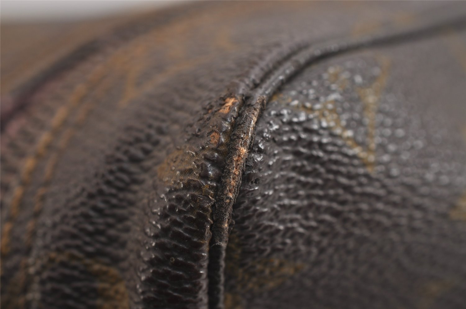 Auth Louis Vuitton Monogram Trousse Toilette 28 Clutch Bag Old Model Junk 6378J