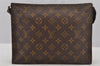 Auth Louis Vuitton Monogram Poche Toilette 26 Cosmetics Pouch Old Model LV 6379J