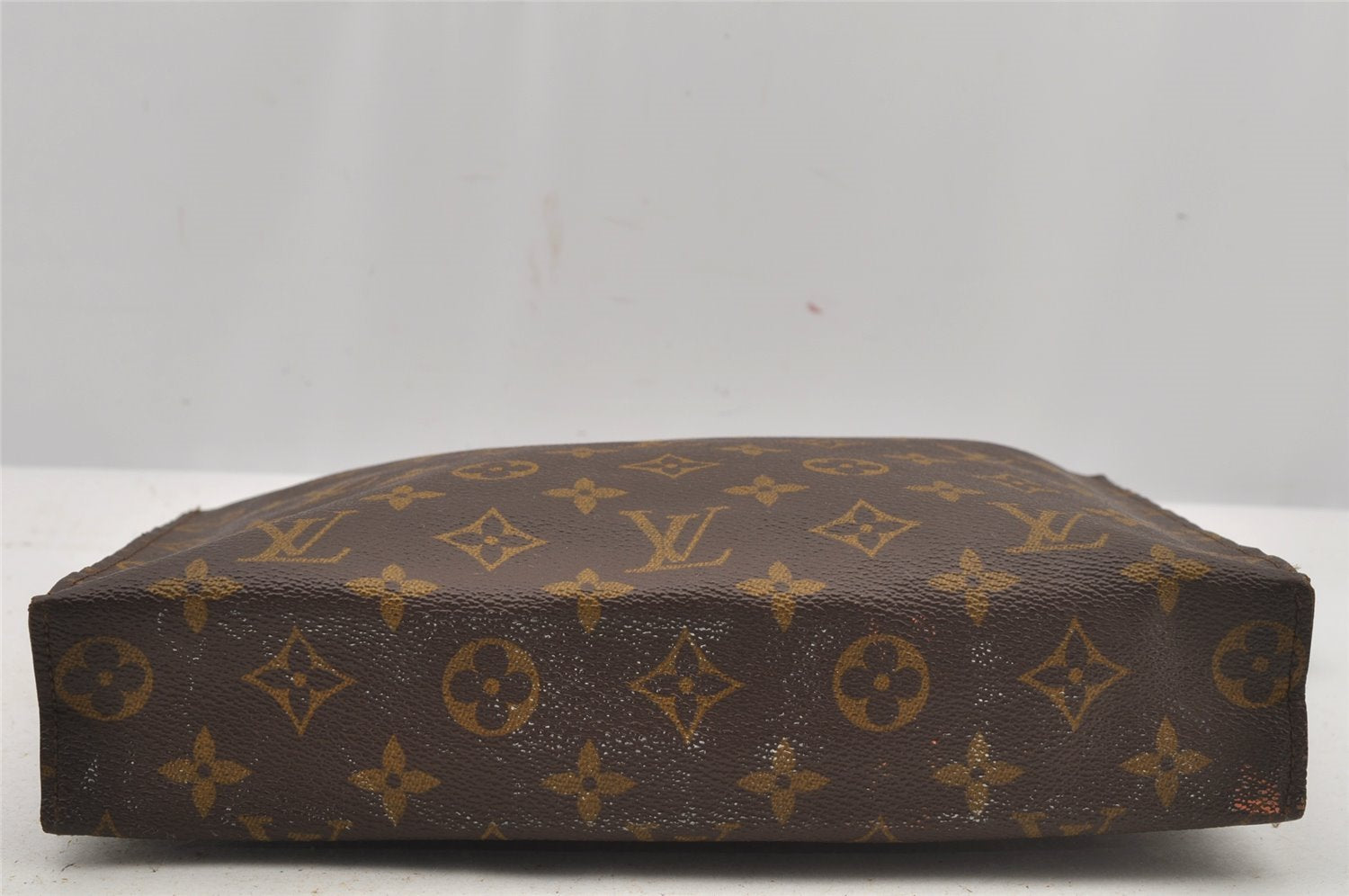 Auth Louis Vuitton Monogram Poche Toilette 26 Cosmetics Pouch Old Model LV 6379J