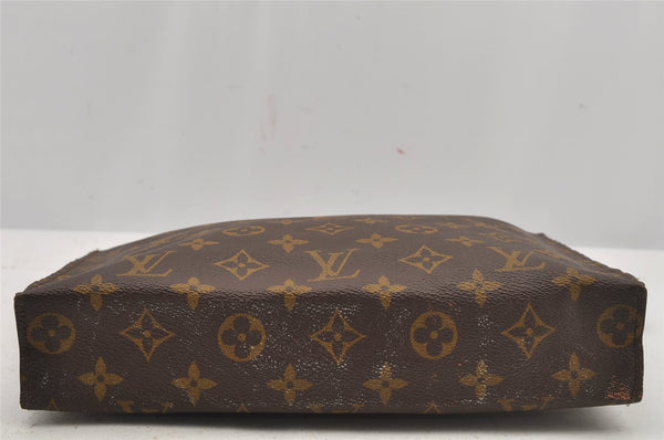 Auth Louis Vuitton Monogram Poche Toilette 26 Cosmetics Pouch Old Model LV 6379J