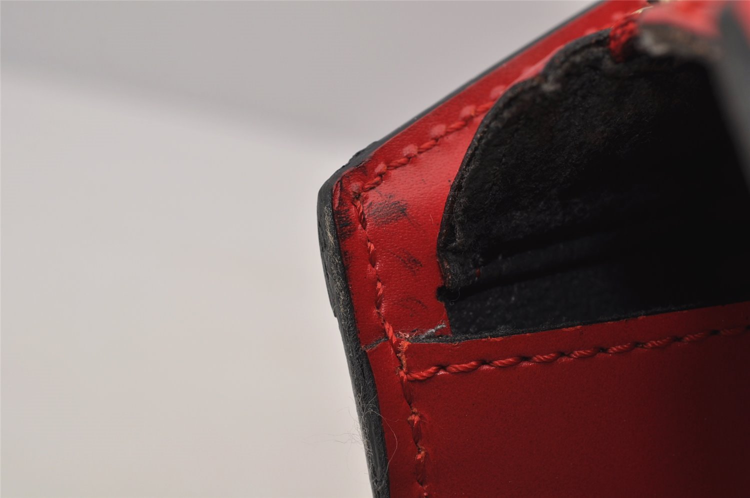 Authentic Louis Vuitton Epi Riviera Hand Bag Red M48187 LV 6380I