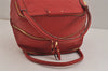 Auth Louis Vuitton Monogram Empreinte Marais MM Hand Bag Red M41190 LV 6381J