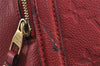 Auth Louis Vuitton Monogram Empreinte Marais MM Hand Bag Red M41190 LV 6381J