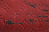 Auth Louis Vuitton Monogram Empreinte Marais MM Hand Bag Red M41190 LV 6381J