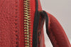 Auth Louis Vuitton Monogram Empreinte Marais MM Hand Bag Red M41190 LV 6381J