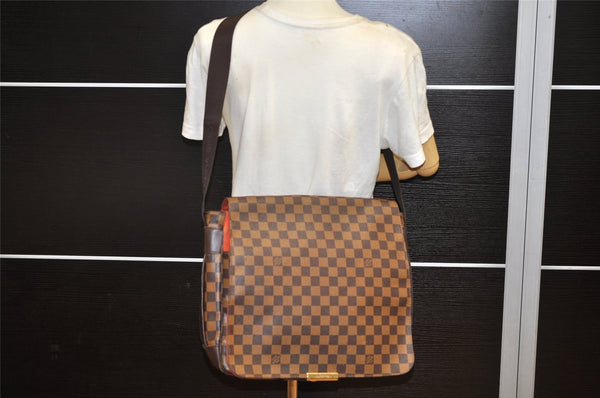 Authentic Louis Vuitton Damier Bastille Shoulder Cross Body Bag N45258 LV 6381K