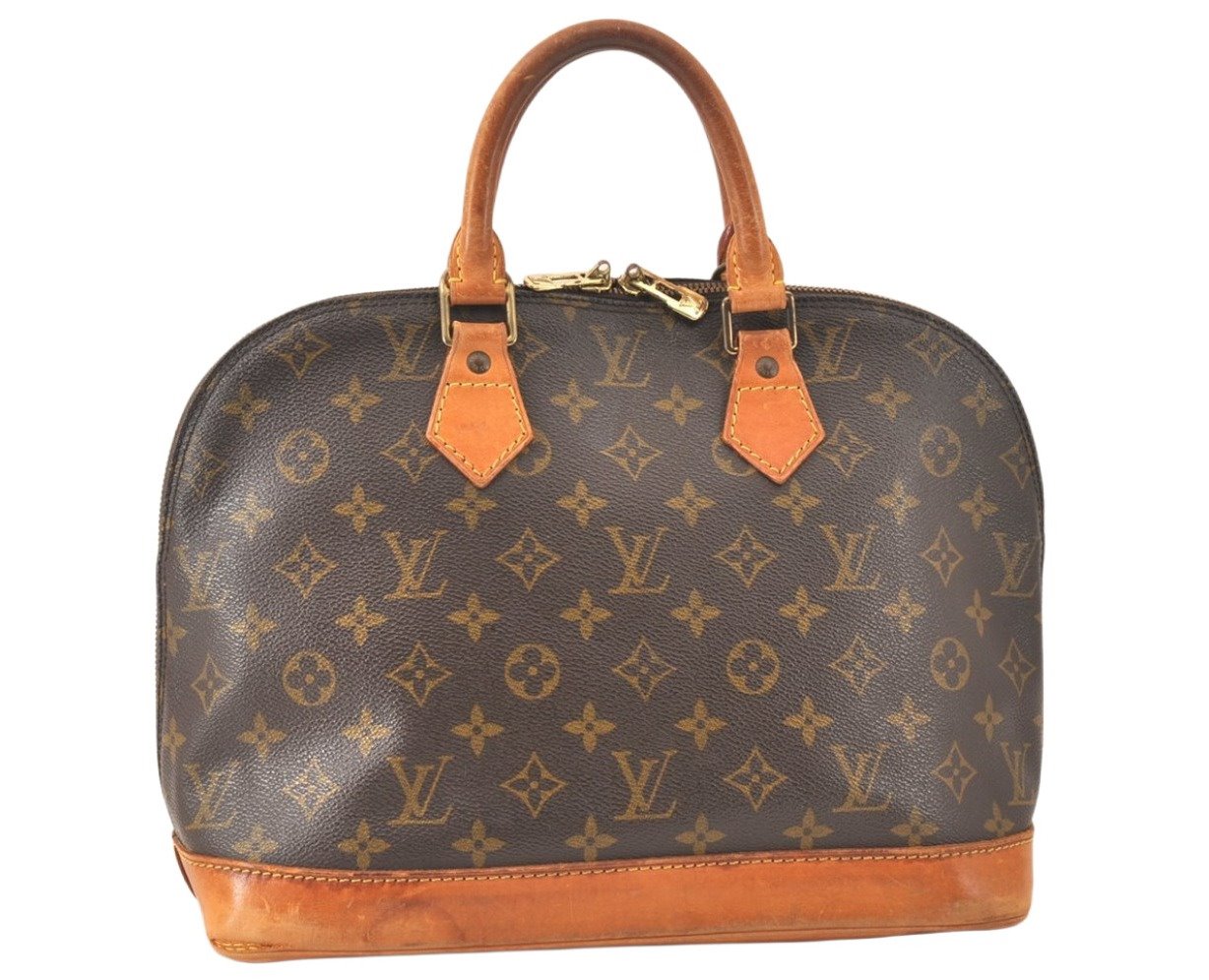 Authentic Louis Vuitton Monogram Alma Hand Bag Purse M51130 LV 6382K
