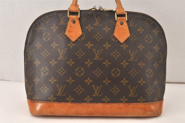 Authentic Louis Vuitton Monogram Alma Hand Bag Purse M51130 LV 6382K