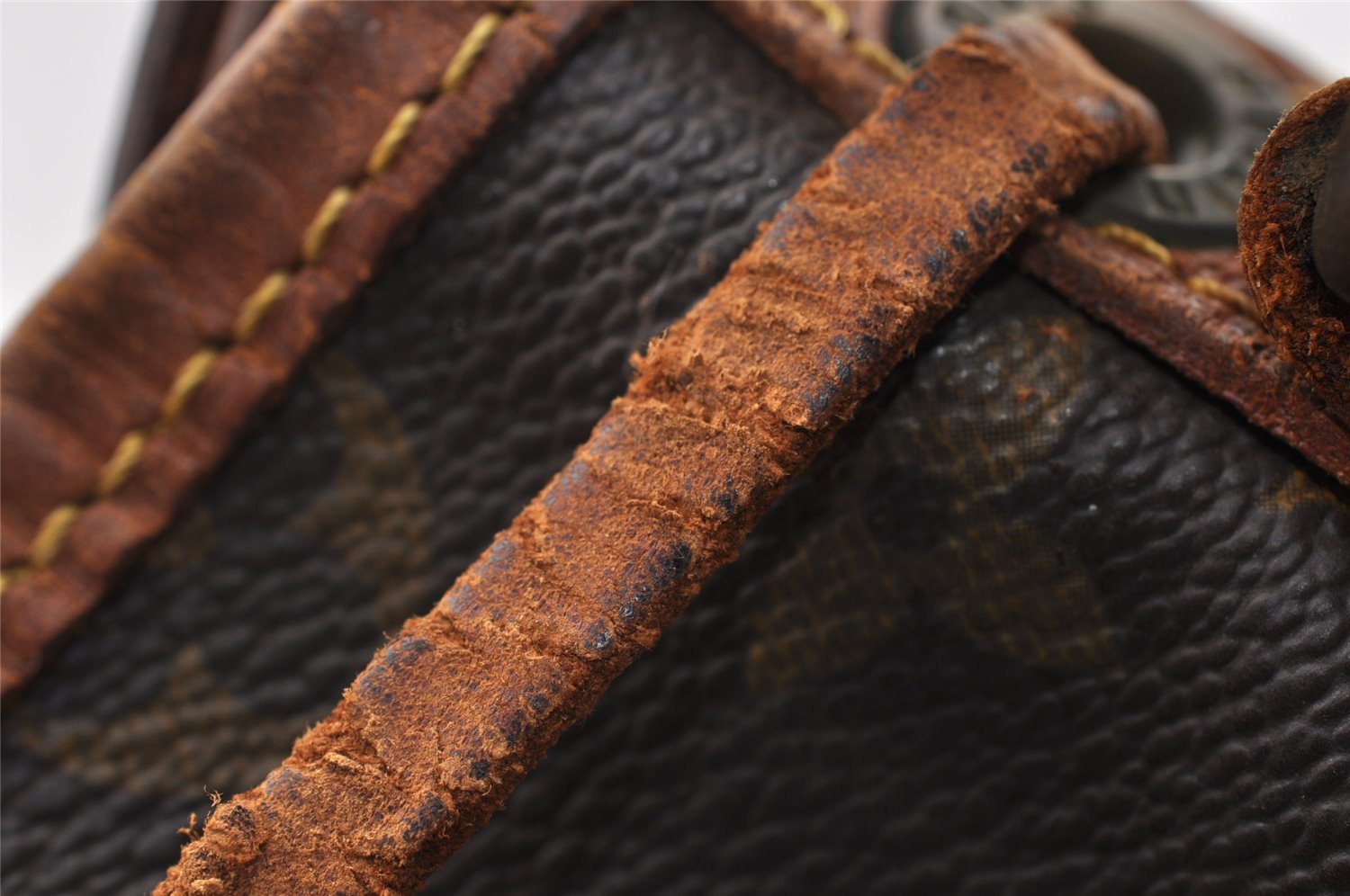 Authentic Louis Vuitton Monogram Noe Shoulder Drawstring Bag M42224 LV 6383I