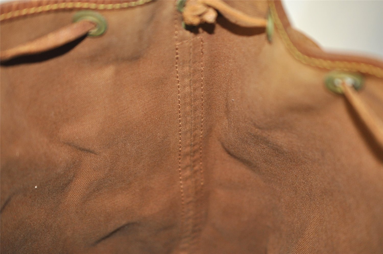 Authentic Louis Vuitton Monogram Noe Shoulder Drawstring Bag M42224 LV 6383I