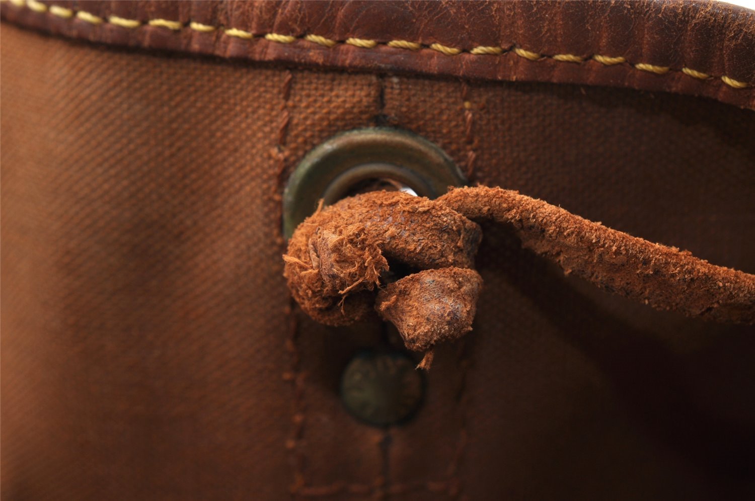 Authentic Louis Vuitton Monogram Noe Shoulder Drawstring Bag M42224 LV 6383I