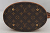 Authentic Louis Vuitton Monogram Bucket PM Shoulder Tote Bag M42238 Junk 6383J