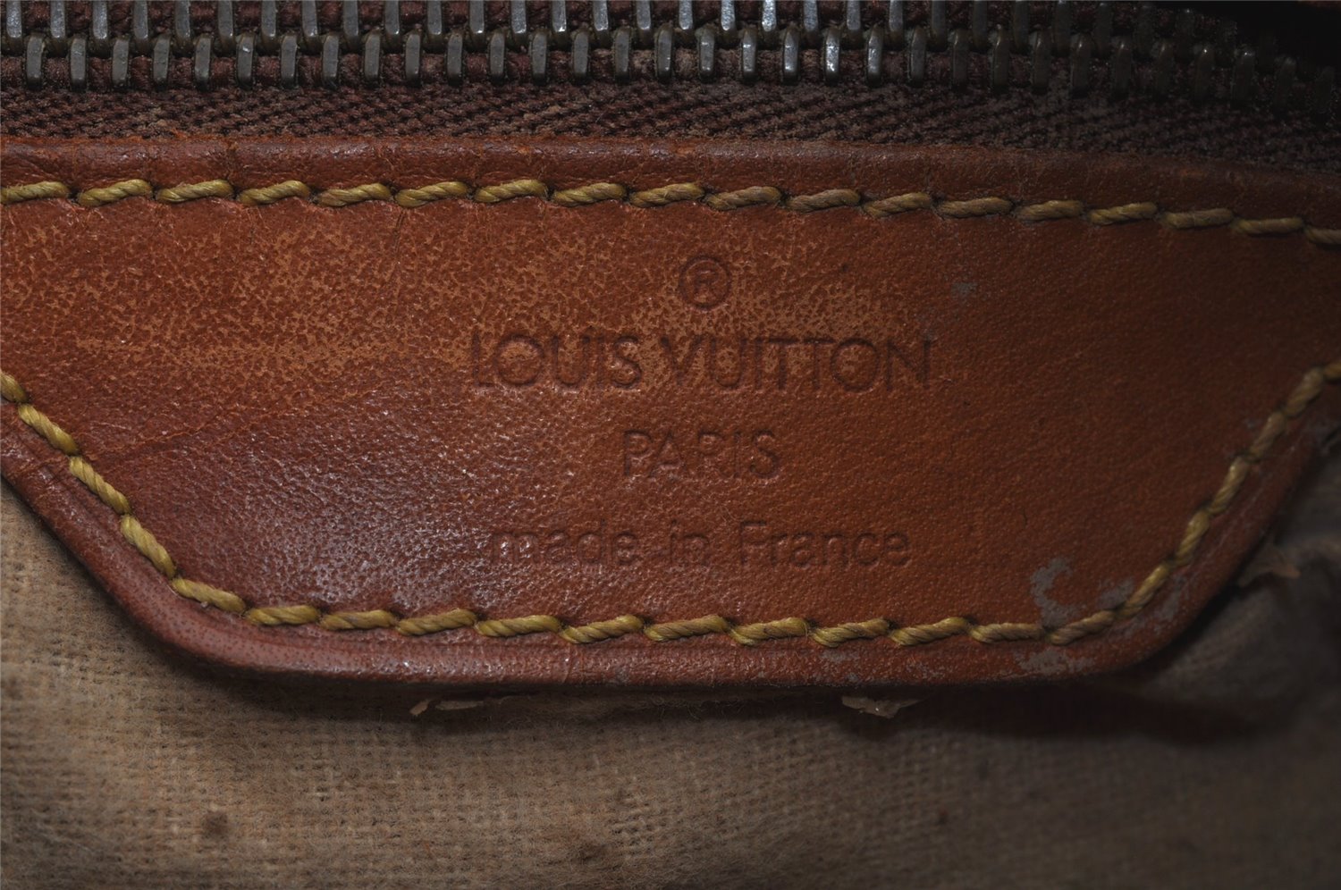 Authentic Louis Vuitton Monogram Bucket PM Shoulder Tote Bag M42238 Junk 6383J