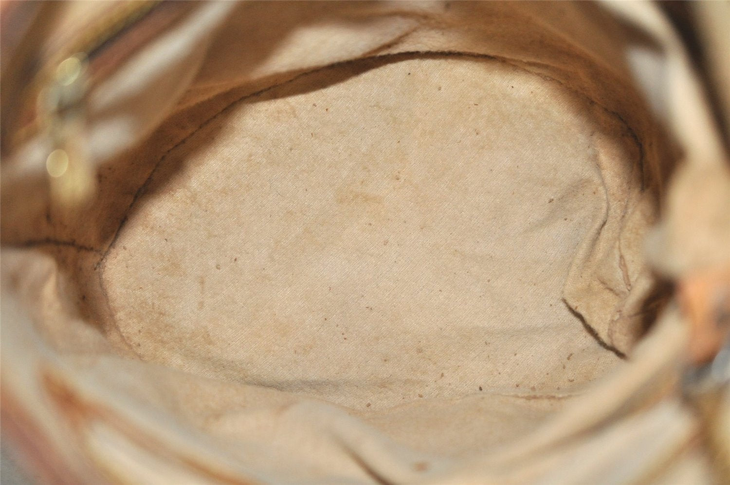 Authentic Louis Vuitton Monogram Bucket PM Shoulder Tote Bag M42238 Junk 6383J