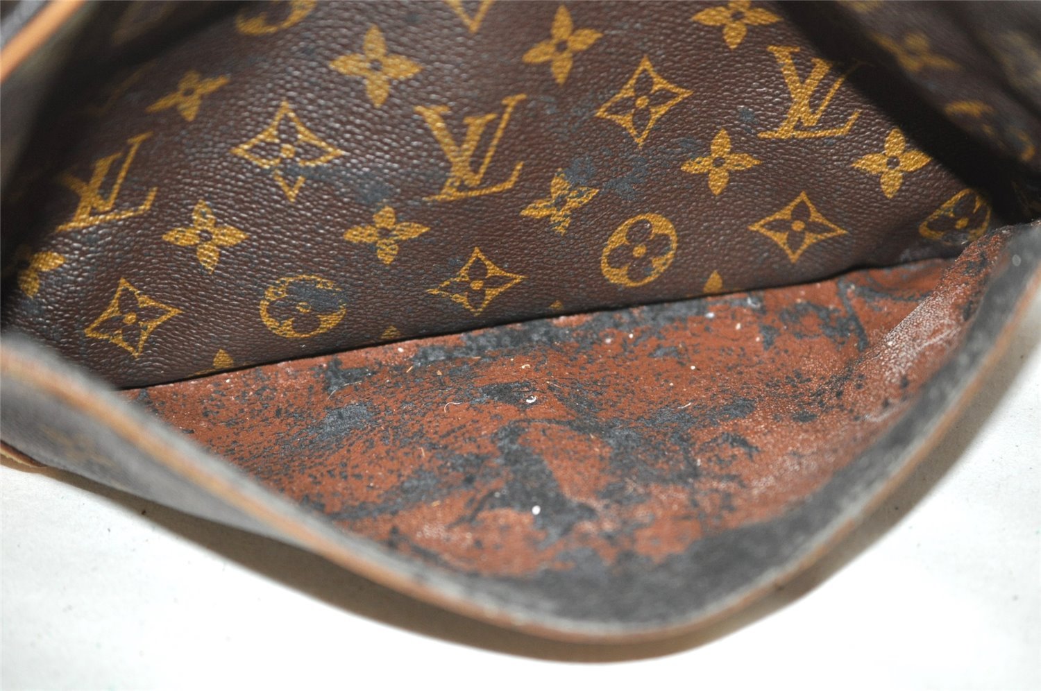 Authentic Louis Vuitton Monogram Compiegne 28 Clutch Hand Bag M51845 LV 6384I