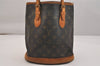 Authentic Louis Vuitton Monogram Bucket PM Shoulder Tote Bag M42238 Junk 6384J