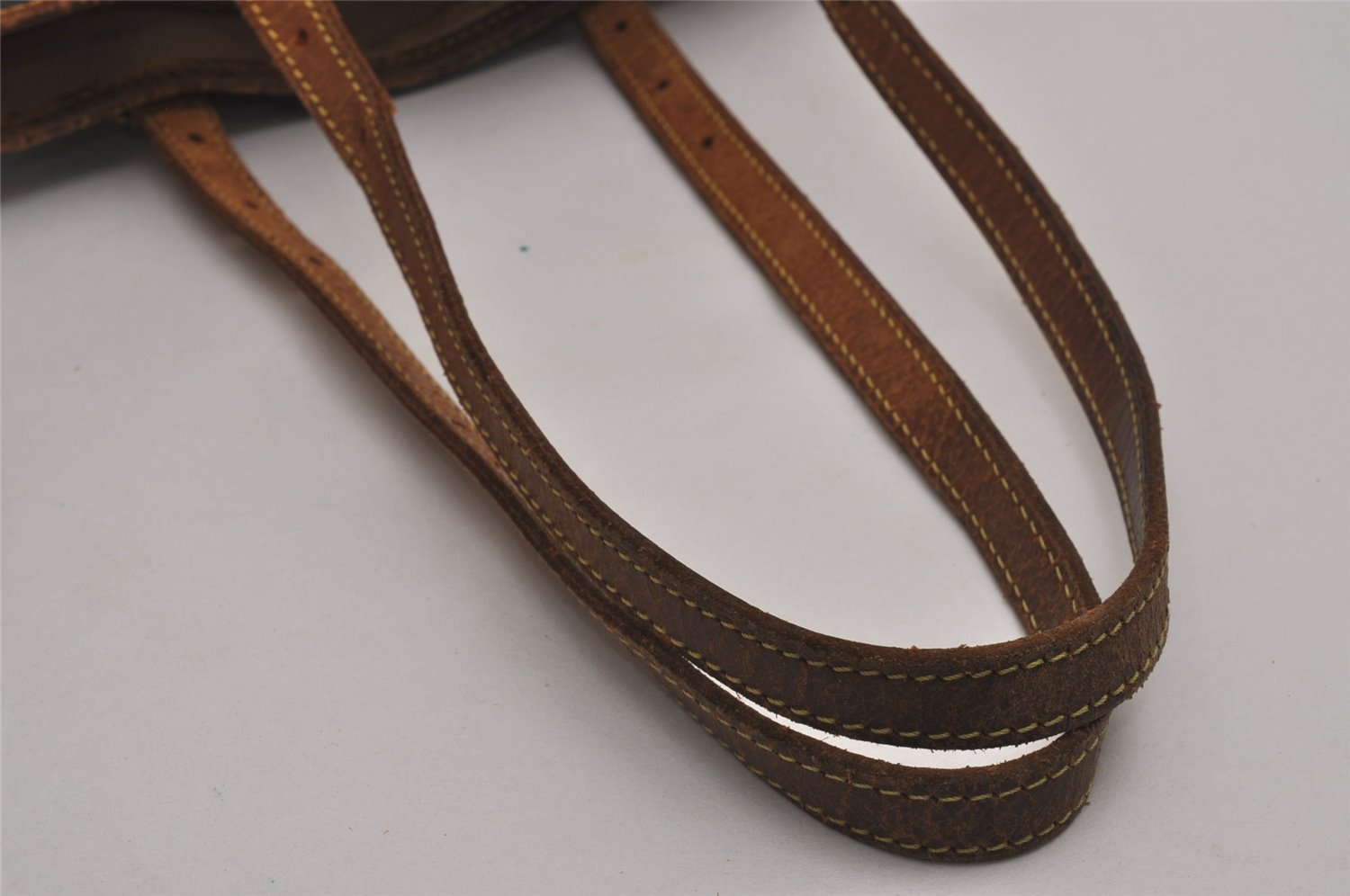 Authentic Louis Vuitton Monogram Bucket PM Shoulder Tote Bag M42238 Junk 6384J