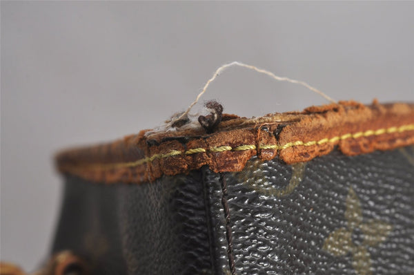 Authentic Louis Vuitton Monogram Bucket PM Shoulder Tote Bag M42238 Junk 6384J