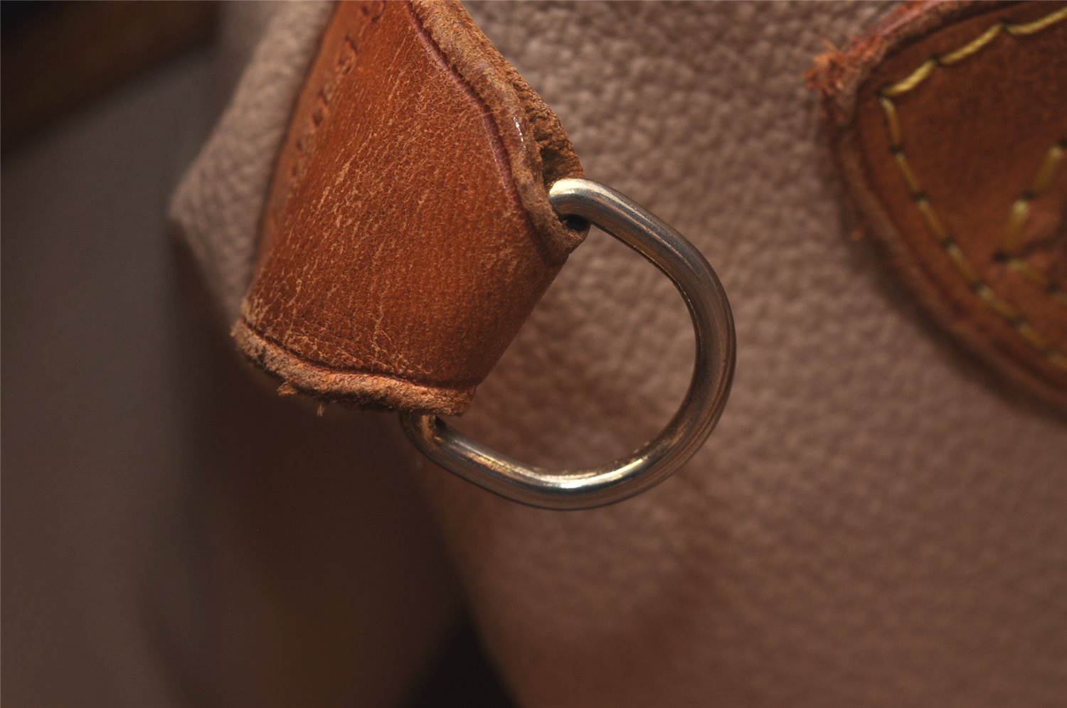 Authentic Louis Vuitton Monogram Bucket PM Shoulder Tote Bag M42238 Junk 6384J