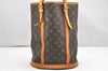 Authentic Louis Vuitton Monogram Bucket GM Shoulder Tote Bag M42236 Junk 6385K