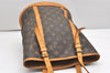Authentic Louis Vuitton Monogram Bucket GM Shoulder Tote Bag M42236 Junk 6385K