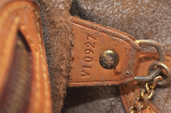 Authentic Louis Vuitton Monogram Bucket GM Shoulder Tote Bag M42236 Junk 6385K