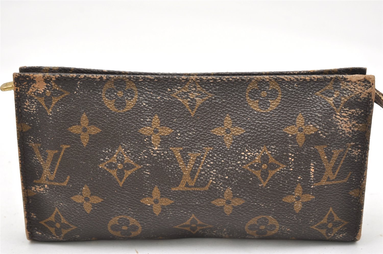 Authentic Louis Vuitton Monogram Bucket GM Shoulder Tote Bag M42236 Junk 6385K