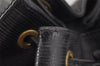 Authentic Louis Vuitton Epi Noe Shoulder Drawstring Bag Black M59002 LV 6386I
