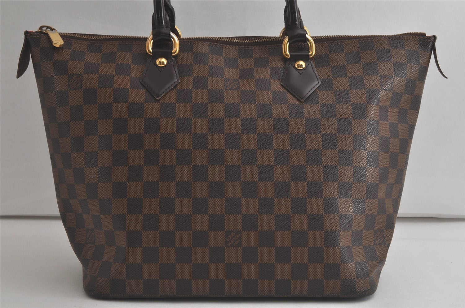 Authentic Louis Vuitton Damier Saleya MM Shoulder Tote Bag N51182 LV 6386K
